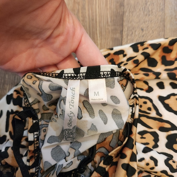 Body Touch Animal Print Nighty - Picture 3 of 3